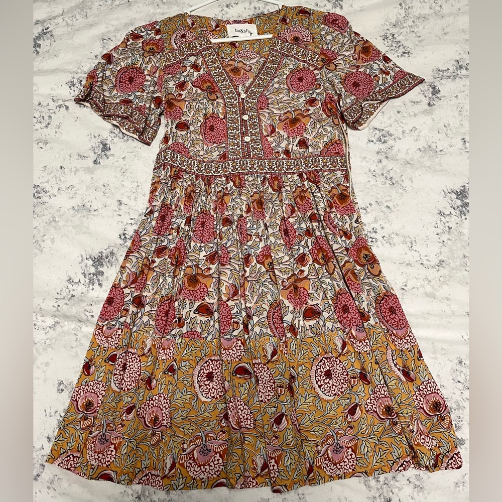 Ba&sh valia mini dress size 1